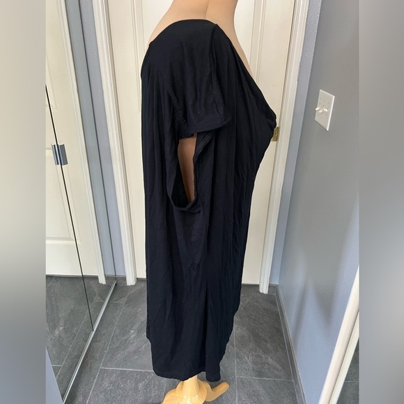 Lot of 2 Plus Size Y2K Beaded Tops Black & Blue Dressy Cruise Date Night - Picture 4 of 13